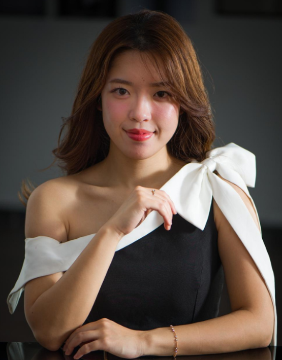 Nene Yamagishi – pianist performing at a Chopin concert in Warsaw. Artist portrait for Chopin Point Warsaw, Old Town